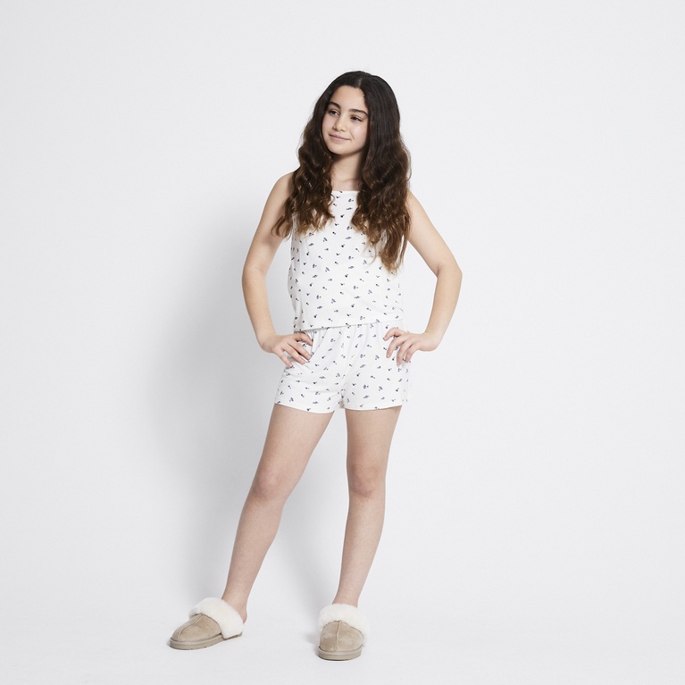Soft shorts "Hedvig printed star" White